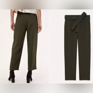 Aritzia Wilfred Jallade Pant Crepe Olive Green Size 2